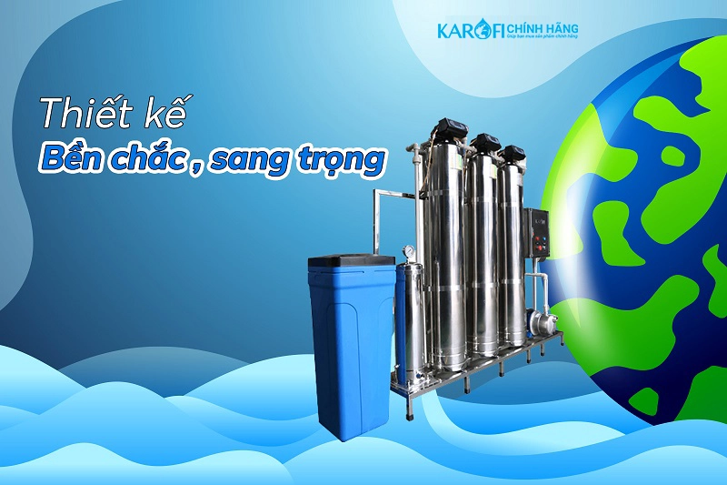 Máy lọc nước đầu nguồn Karofi KTF-333I - Cột Inox