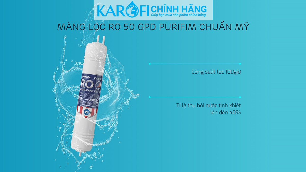 Máy lọc nước hydrogen ion kiềm Karofi ERO100V  + HYDRO-iON KIỀM- 11 lõi
