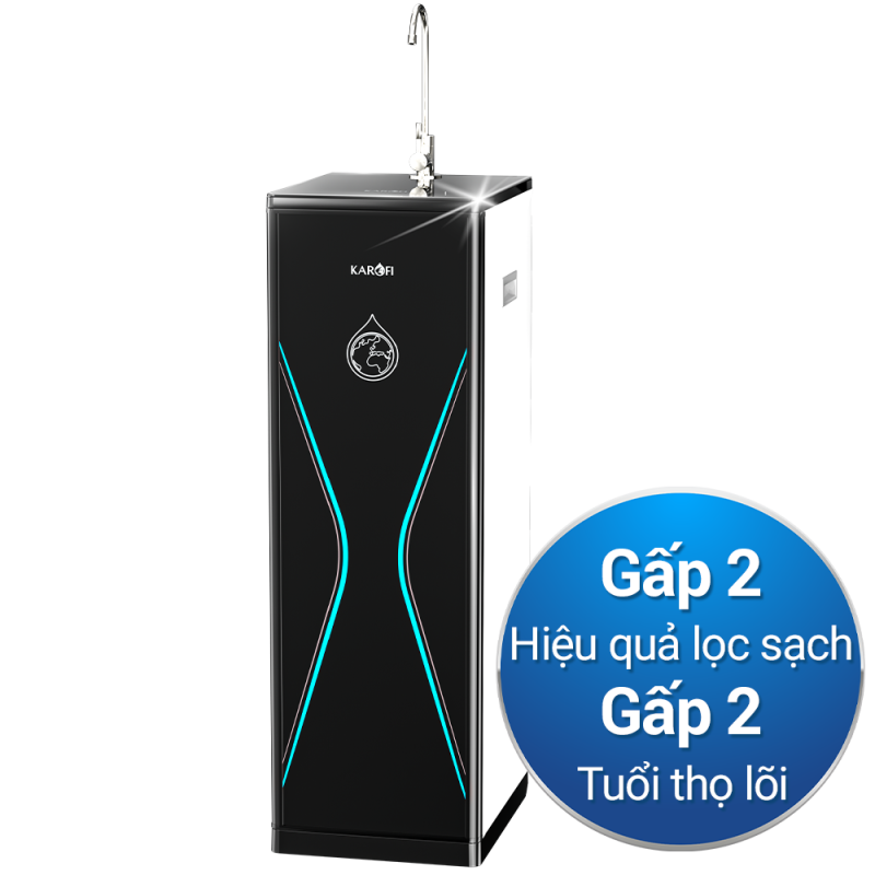 Máy lọc nước Karofi KAQ-D36 + HYDRO-iON KIỀM - 11 Lõi ion Kiềm