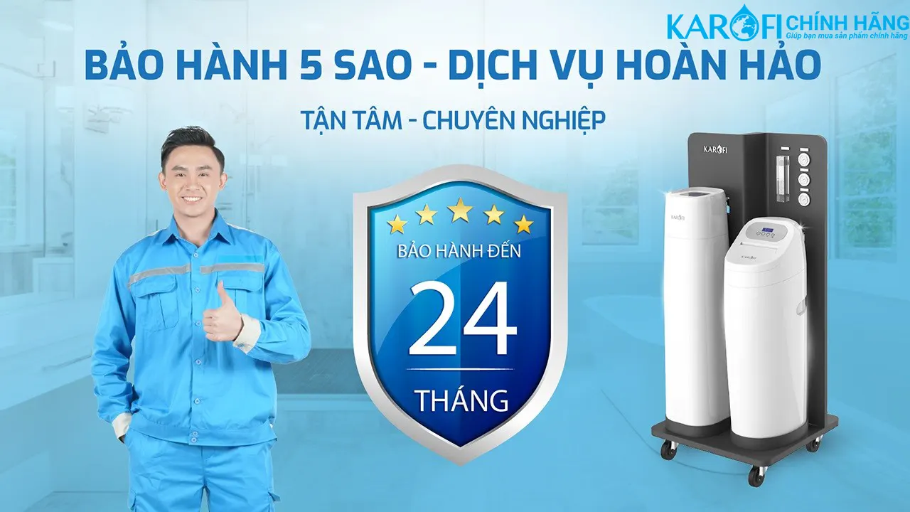 Máy lọc tổng biệt thự cao cấp Karofi WHF-E666 - Bản Standard
