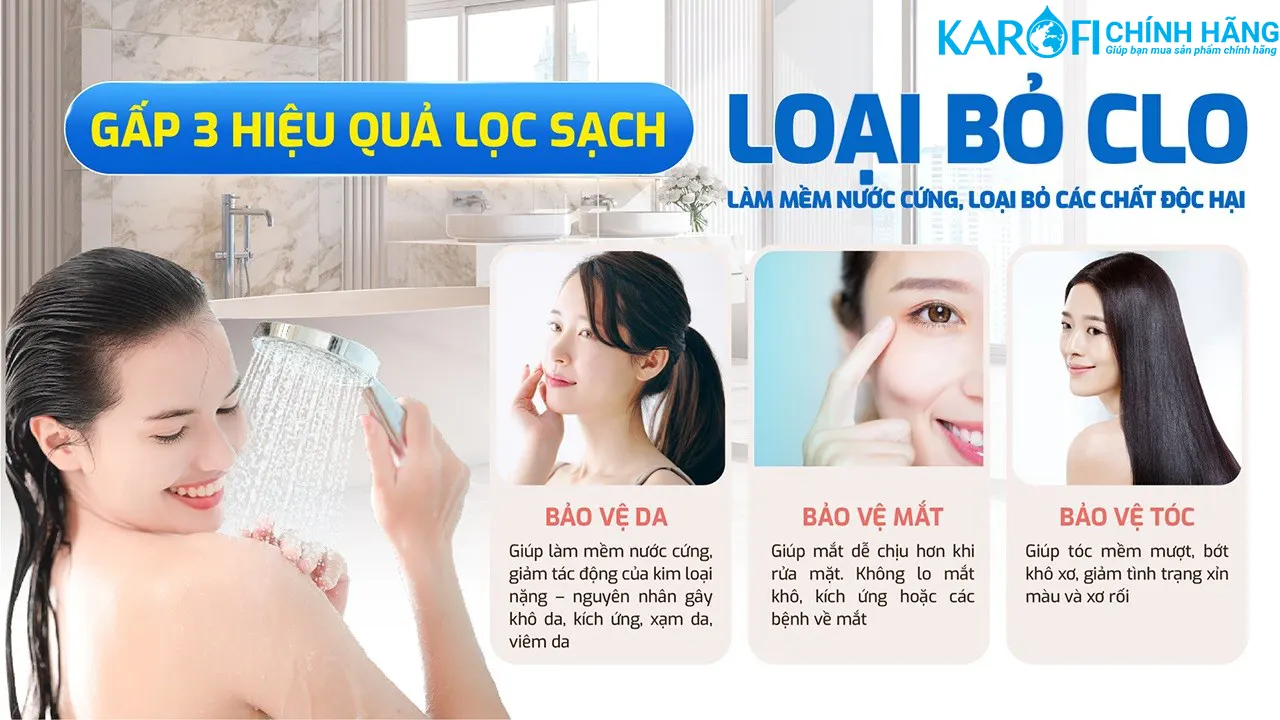 Máy lọc tổng biệt thự cao cấp Karofi WHF-E666 - Bản Standard