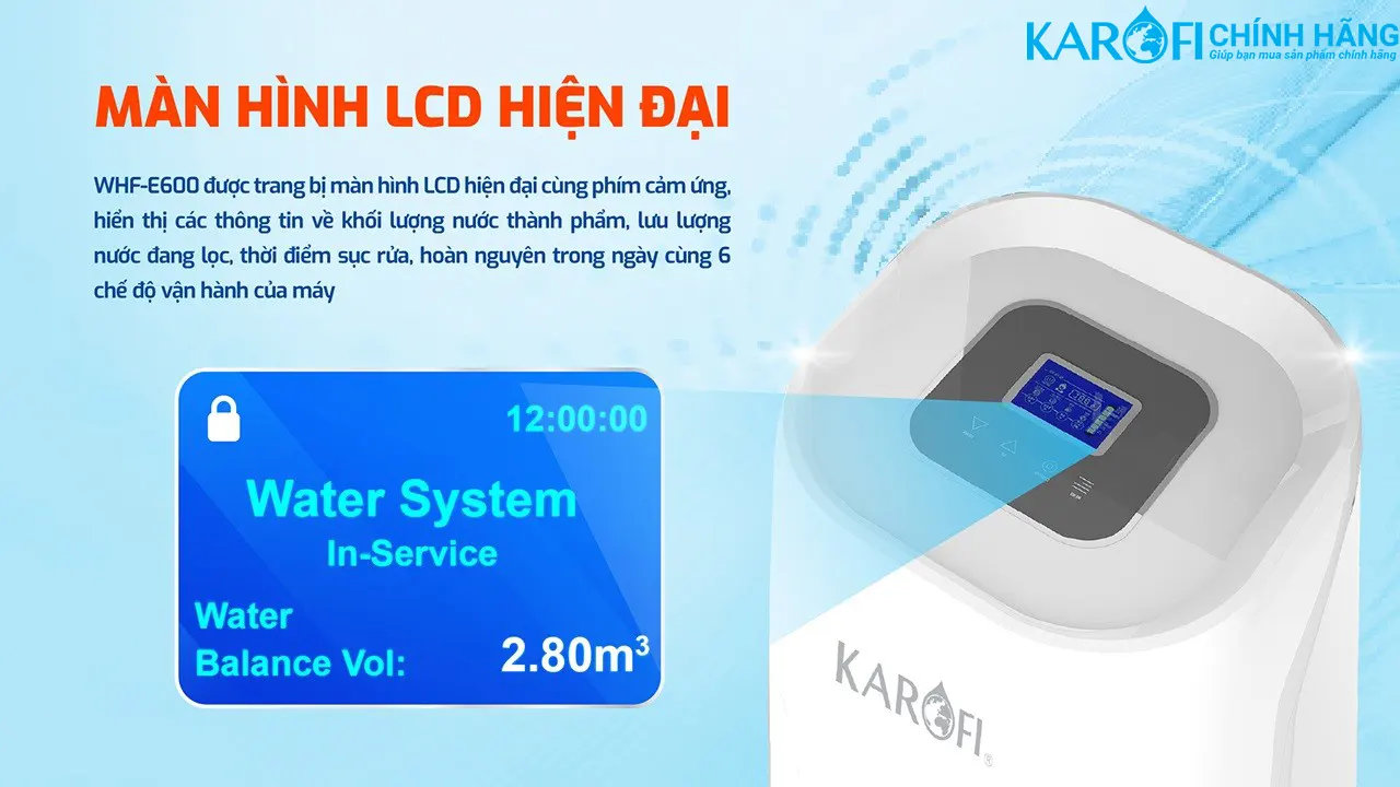 Máy lọc tổng biệt thự cao cấp Karofi WHF-E666 - Bản Standard