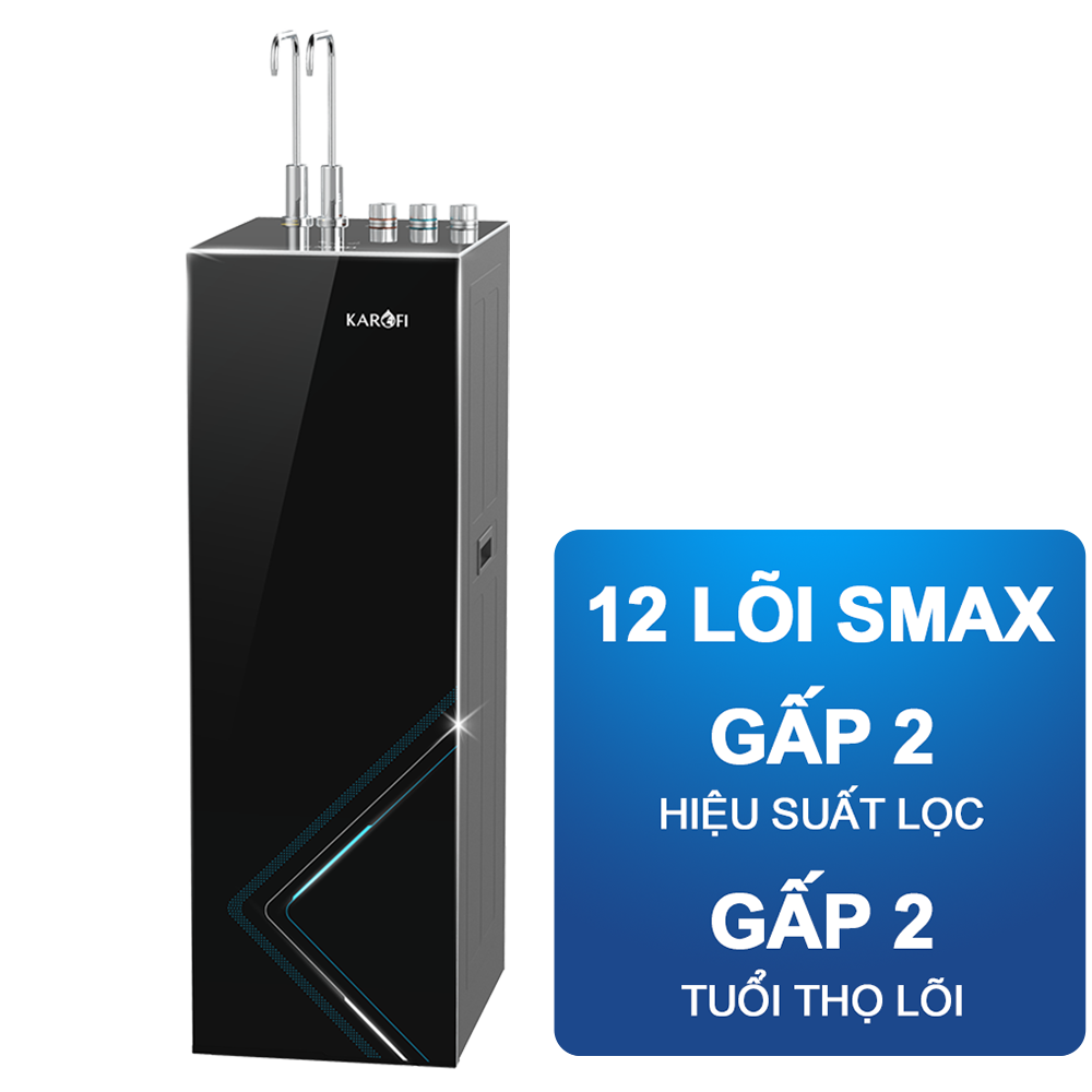 Máy lọc nước nóng lạnh Karofi KAD-EC66 - 12 lõi lọc cao cấp 2026