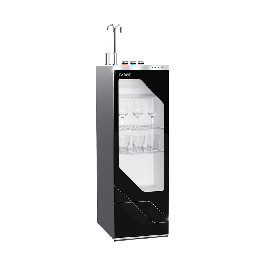 Máy lọc nước nóng lạnh Karofi Platinum S66 - Hệ thống 12 lõi cao cấp, tiết kiệm điện