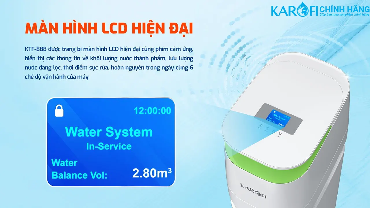 Máy lọc nước tổng đầu nguồn Karofi KTF-888