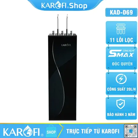 Máy lọc nước nóng lạnh Karofi KAD-D69