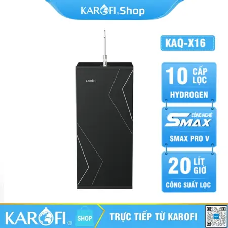 Máy lọc nước Karofi KAQ-X16 10 Lõi lọc