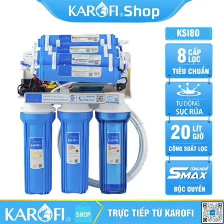 Máy lọc nước Karofi SRO KS80 Không Vỏ