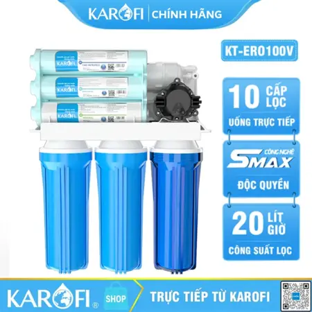 Máy lọc nước để gầm Karofi KT-ERO100V
