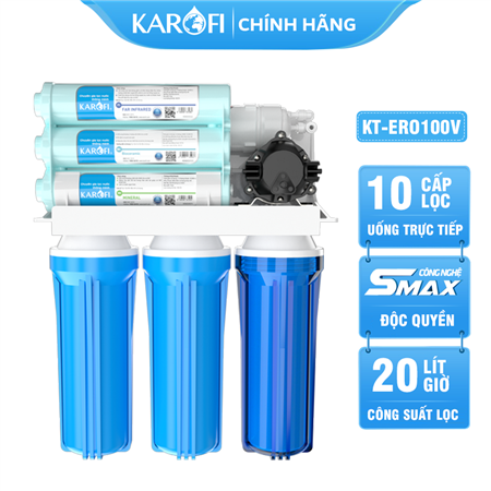 Máy lọc nước để gầm Karofi KT-ERO100V