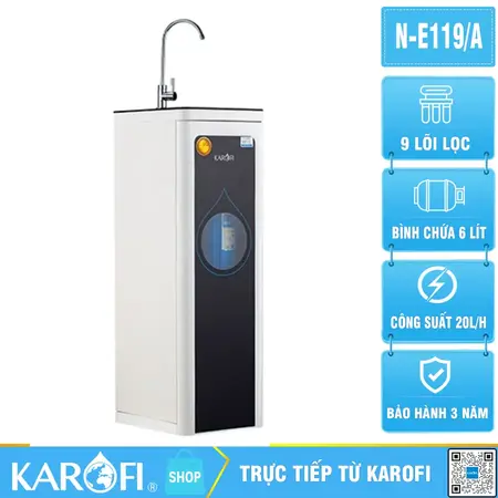 Máy lọc nước Karofi N-E119/A 9 cấp lọc