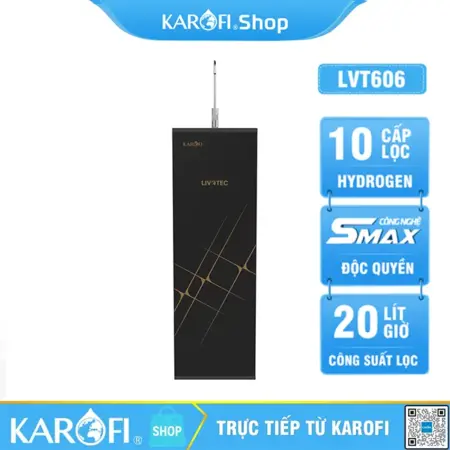 Máy lọc nước Karofi Livotec 606 - 10 Lõi Mới 2023