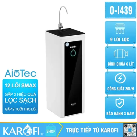 Máy lọc nước Karofi Optimus PRO O-I439 AioTec Có WIFI