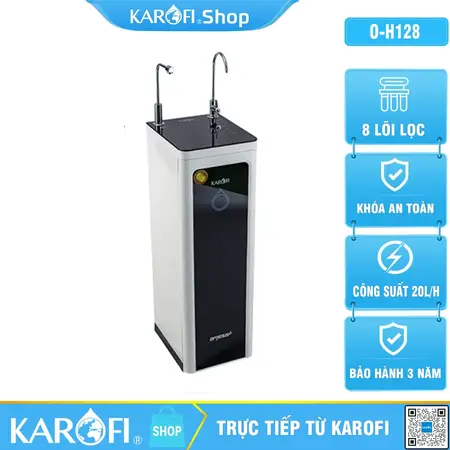Máy lọc nước thông minh nóng nhanh Karofi O-H128