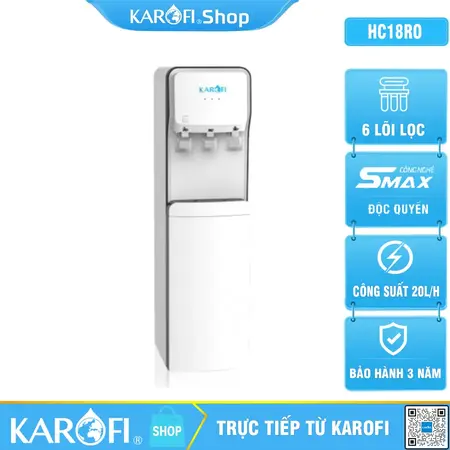 Máy lọc nước Nóng Lạnh Nguội Karofi HC18RO