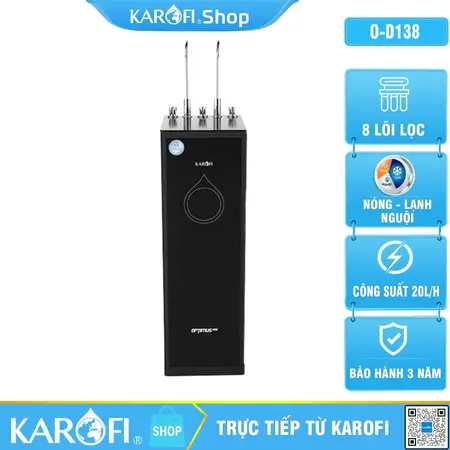Máy lọc nước Karofi Optimus DUO O-D138  chức năng Nóng - Nguội - Lạnh