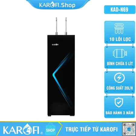 Máy lọc nước nóng lạnh Karofi KAD-N69