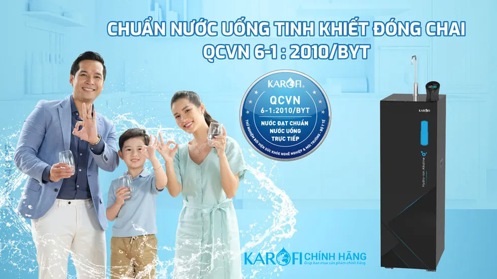 Máy lọc nước Hydro-ion kiềm Karofi KAE-S68