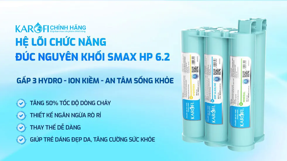 Máy lọc nước Hydro-ion kiềm Karofi KAE-S68