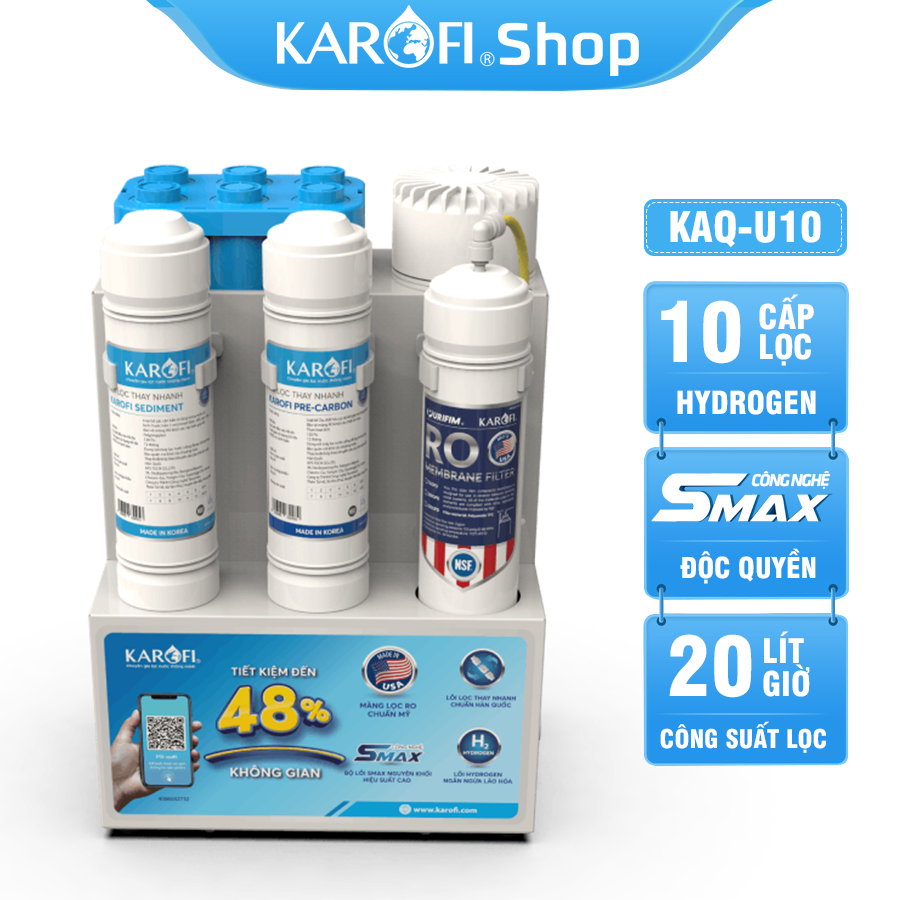 Máy lọc nước Karofi KAQ-U10