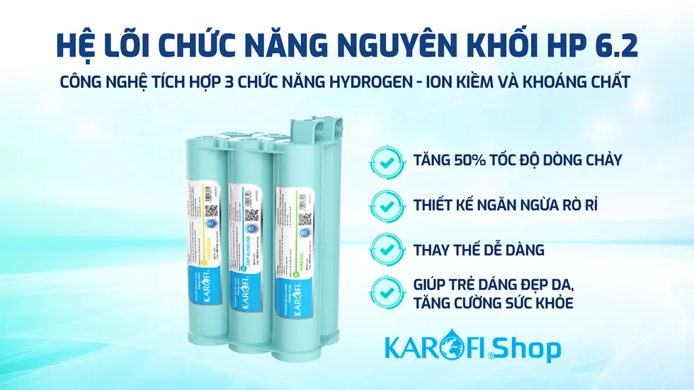 Lõi lọc nước HP6.2 Máy lọc nước Karofi KAQ-U98 Pro