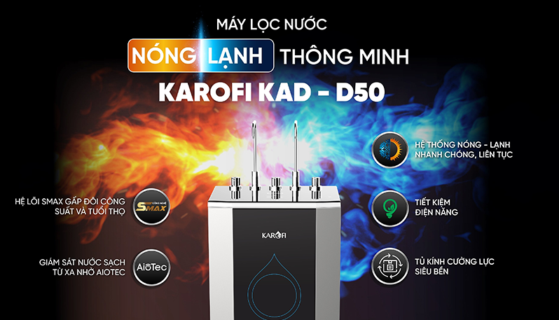 Video giới thiệu Máy lọc nước Karofi KAD-D50