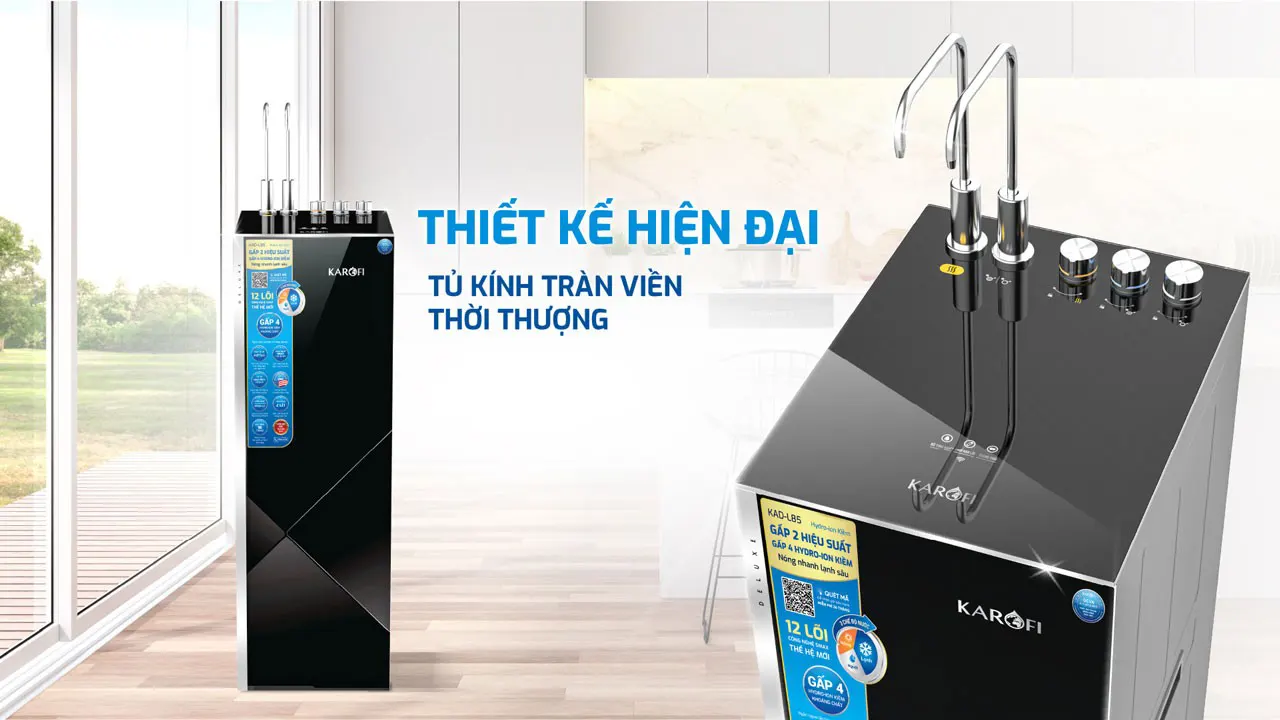 Thiết kế sang trọng Máy lọc nước Karofi KAD-L85