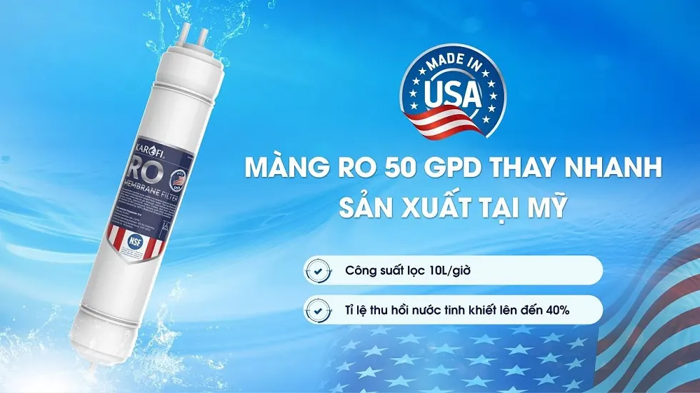 Máy lọc nước nóng lạnh Karofi KAD-L68