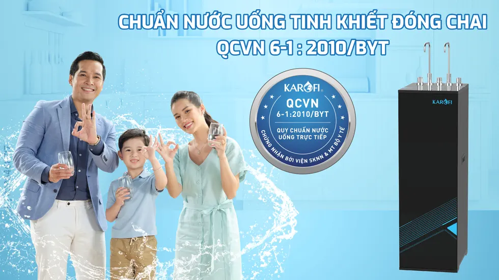 Máy lọc nước nóng lạnh Karofi KAD-L68