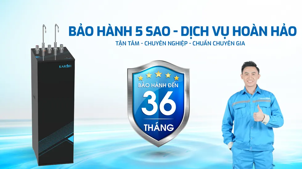 Máy lọc nước nóng lạnh Karofi KAD-L68