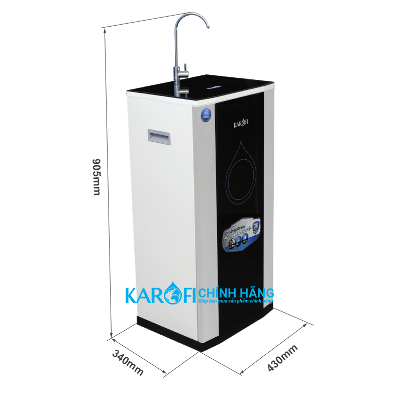 Thông số kỹ thuật máy lọc nước Karofi ERO100