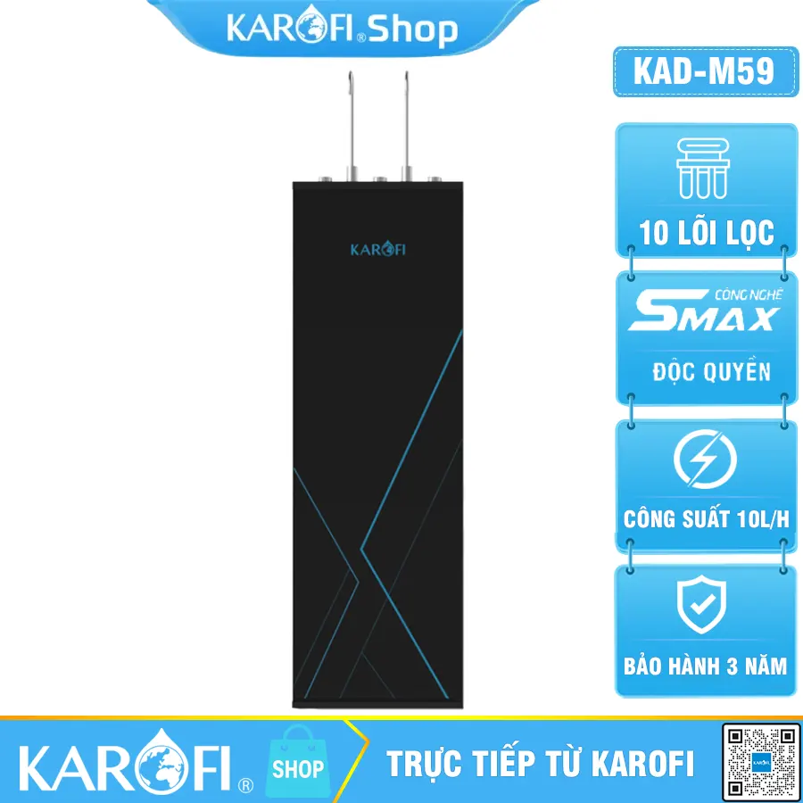 Máy lọc nước nóng lạnh Karofi KAD-M59
