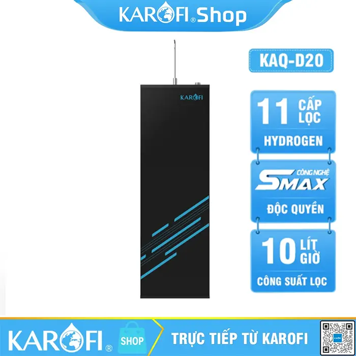 Máy lọc nước Karofi KAQ-D20 - 11 Lõi Lọc - Mới 2024