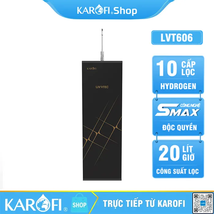 Máy lọc nước Karofi Livotec 606 - 10 Lõi Mới 2023